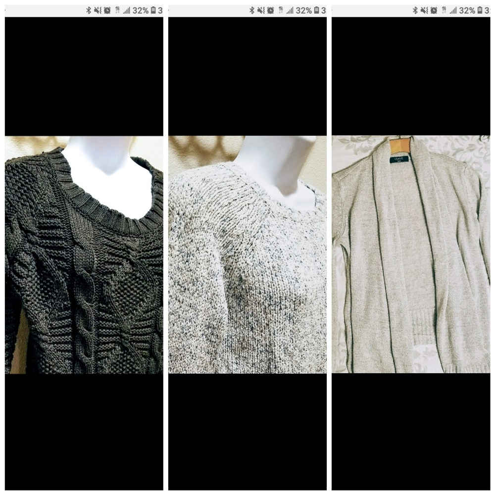 3for1 Cute Cable Knit Sweaters